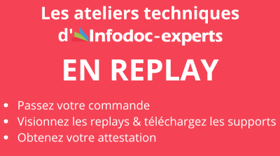 Visuel pour l'actu des replays d'Infodoc-experts