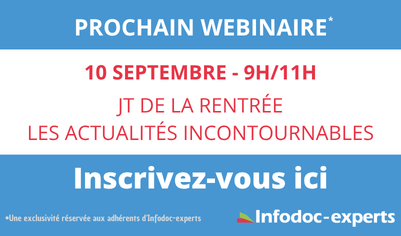 Visuel pour l'actu du webinaire "JT de la rentrée – les actualités incontournables"